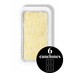 Canelones de carne con bechamel