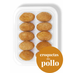 Croquetas fritas de pollo