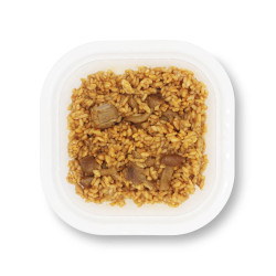 Arroz de secreto ibérico y setas