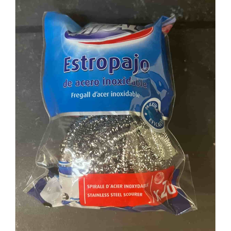 ESTROPAJOS NANAS NIQUEL PACK 2 UNIDADES