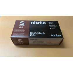 GUANTES NITRILO NEGRO T/P (1000u)