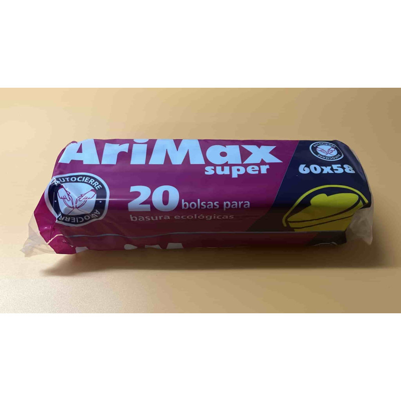 BASURA BOLSAS CUERDA FUERTE 60X58