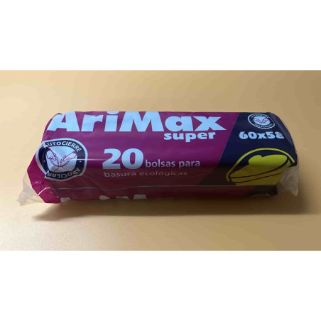 BASURA BOLSAS CUERDA FUERTE 60X58