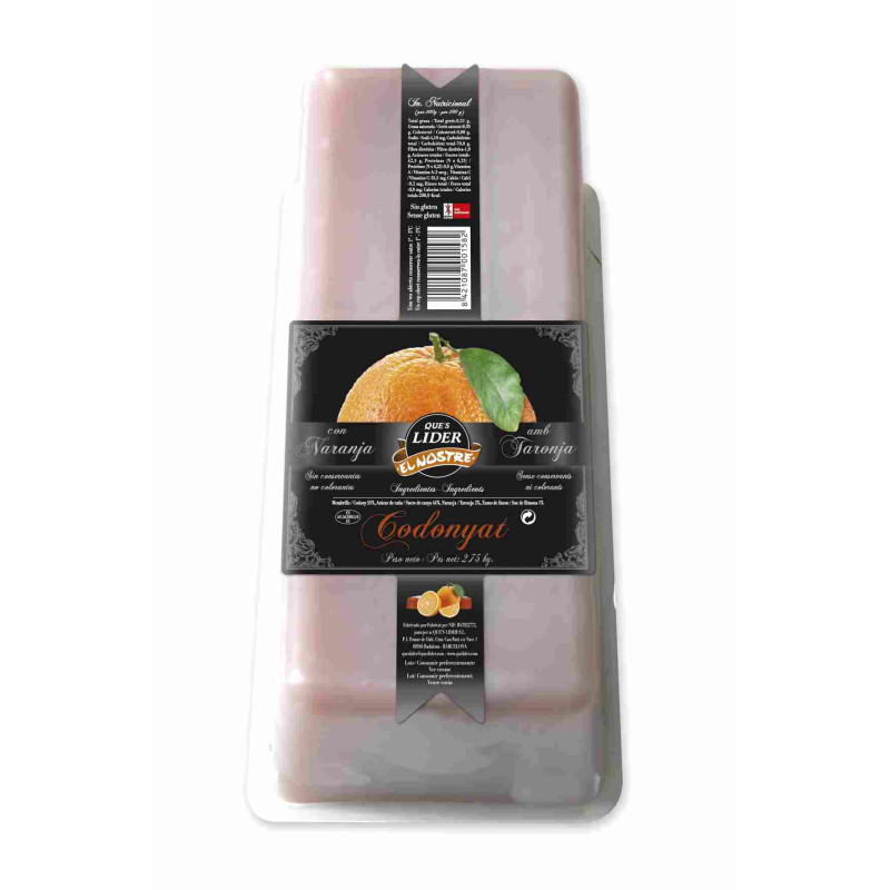 MEMBRILLO CON NARANJA (2,75Kg barra)