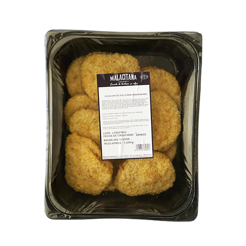 ESCALOPA POLLO BRIE/MANZANA/MIEL 1,32 kg