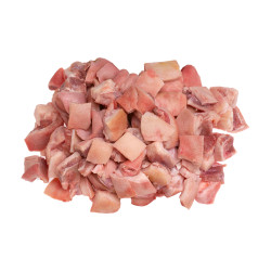 Careta de cerdo troceada