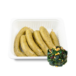 BUTIFARRA DE HUEVO Y ESPINACAS CATALANA