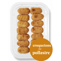 Croquetones fritos de pollo