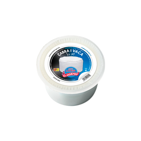 QUESO FRESCO CABRA-VACA (caja 2uds de 2Kg)