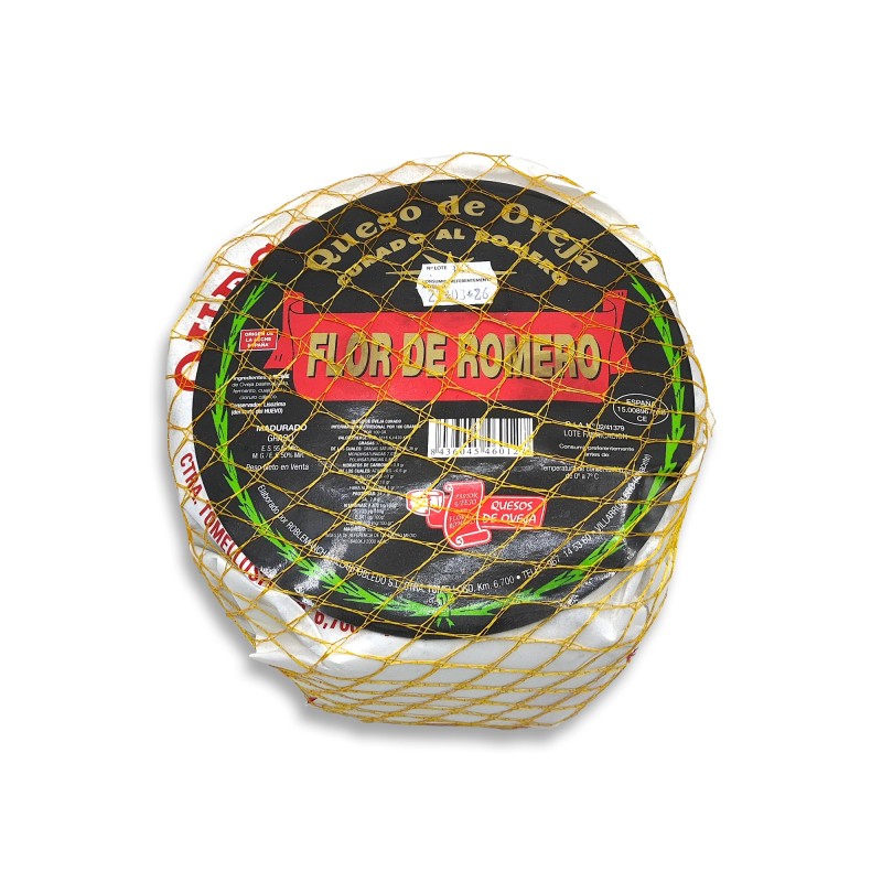 Queso curado oveja al romero | Distribuïdor Barcelona