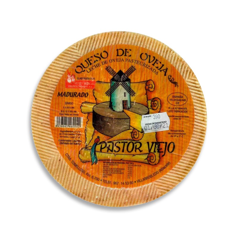 Formatge Madurat ovella Pastor Viejo | Professionals peça 2Kg