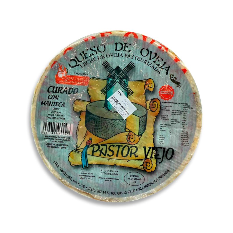 Queso de Oveja a la Manteca Pastor Viejo | Distribuidor
