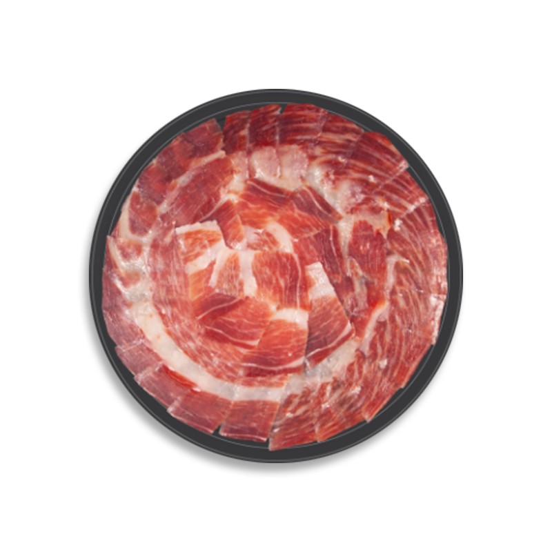 PLATO 80g JAMON BELLOTA IB 50% corte cuchillo