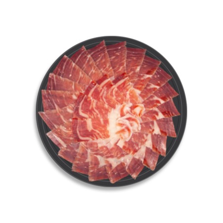 PLATO 80g JAMON CEBO CAMPO IB 50% corte cuchillo