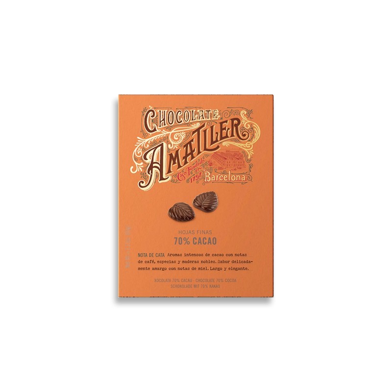 HOJAS SIMON COLL CACAO 70%