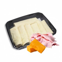 BURRITO LACON Y CHEDDAR