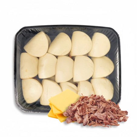 BURRITO PULLED PORK i CHEDDAR (14u)