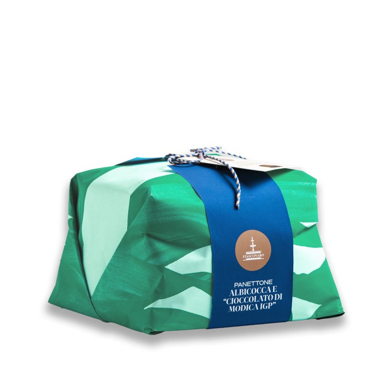 Panettone Fiasconaro Albaricoque y Chocolate 1Kg