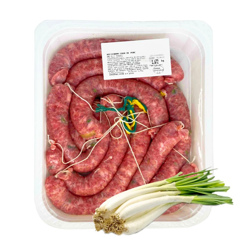 BUTIFARRA CRUDA CALÇOTS