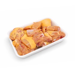 POLLO TROCEADO AL AJILLO