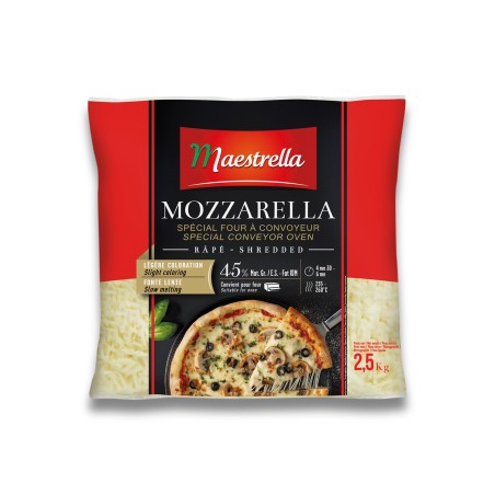 Mozzarella rallada profesional 2,5kg | Mar3sma Alimentació