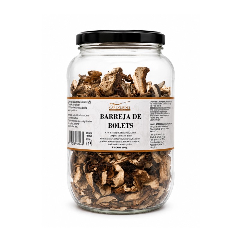 Barreja de bolets dessecats | Venda granel
